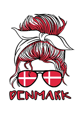 Denmark Girl Football Gift