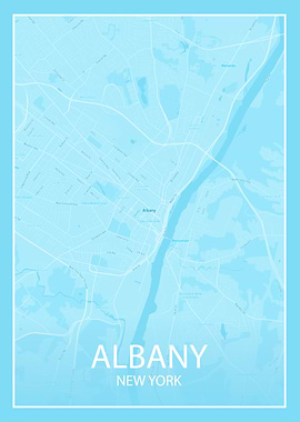 ALBANY NEW YORK MAP