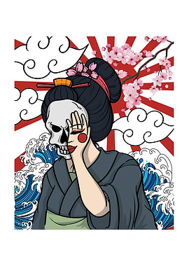 Japanese Geisha Sakura