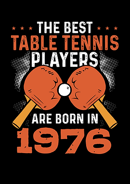 Table tennis player 1976
