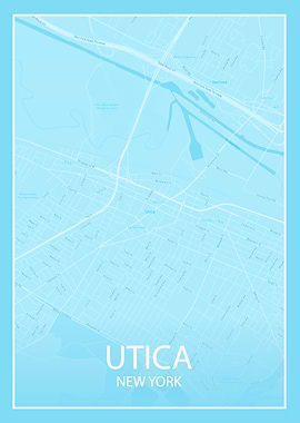 UTICA NEW YORK MAP