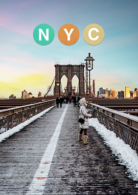 Brooklyn Bridge Sunset NYC