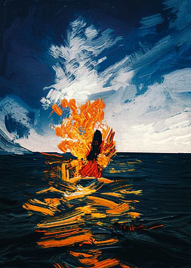 Surreal Painting Poster