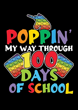 Kid 100th Day Pop Fidget