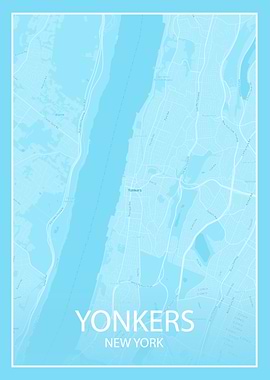 YONKERS NEW YORK MAP