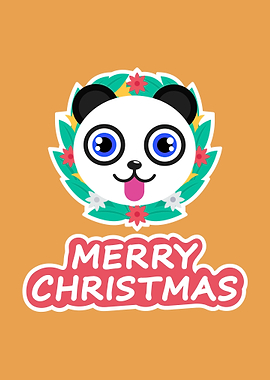 Cute Panda Xmas Gift