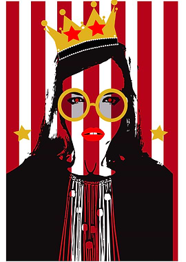 Collage sexy queen with go