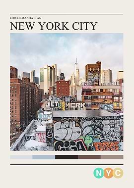 New York Skyline Minimal