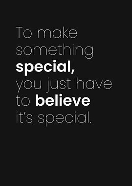 believe its special poster