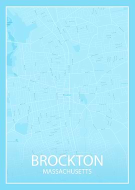 BROCKTON MASSACHUSETTS MAP
