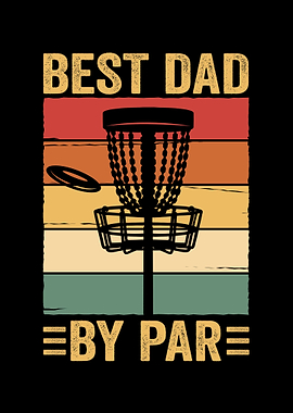 Dad Father Disc Golf