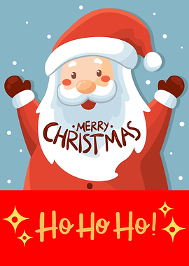 Funny Cute Santa Claus