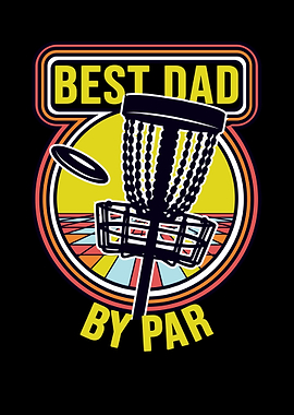 Dad Father Disc Golf