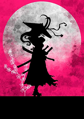 Female Samurai Pink ninja