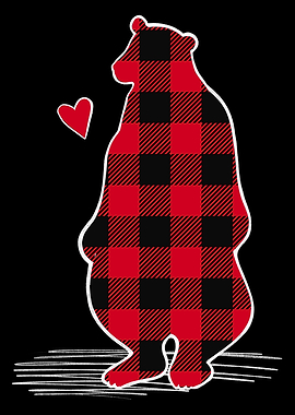 Family Bear Pajama Red