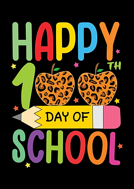 100th Day Pencil Leopard