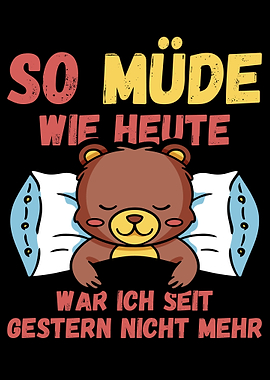 So mde wie heute war ich