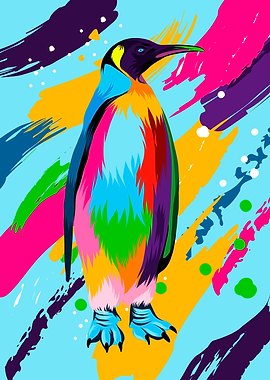 Colorful Penguin