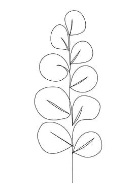 Continuous botanical lines