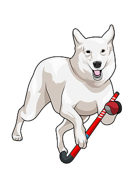 Dog Hockey Hockey stick