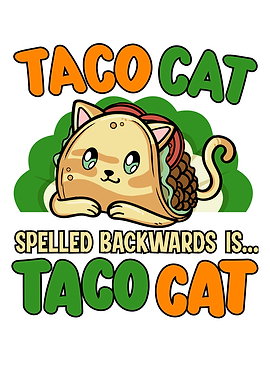 Taco Cat Pet Lover Foodie