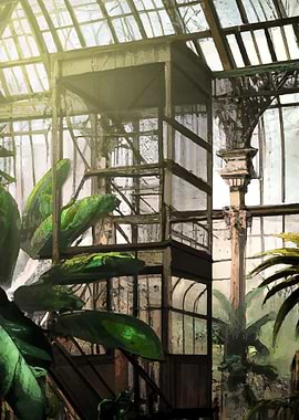 Art Nouveau greenhouse