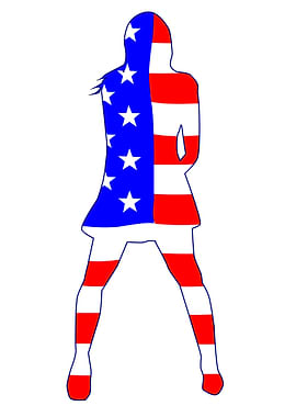 Stars And Stripes Girl