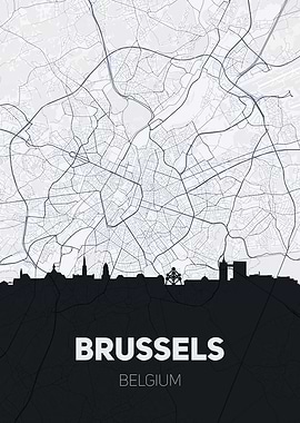 Brussels City Map