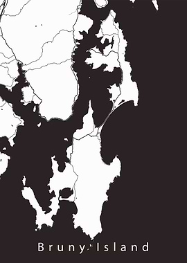 Bruny Island Map