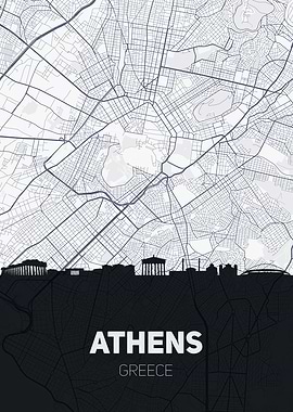 Athens City Map
