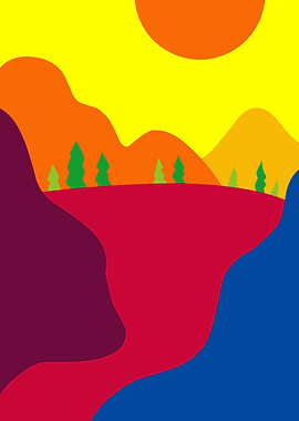 mountain vector landscape