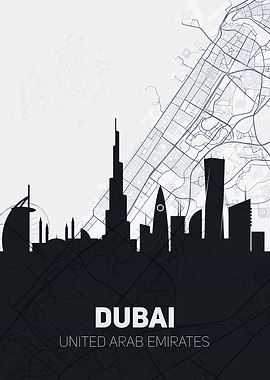 Dubai City Map