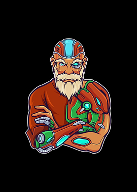 Santa claus halfbody