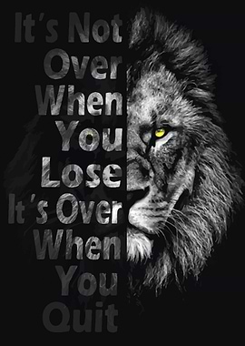 Lion Never Give Up