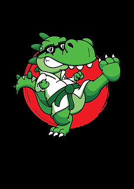 Funny Crocodile Taekwondo