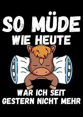 So mde wie heute war ich