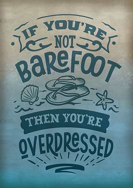 Funny Beach Barefoot
