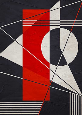 GEOMETRIC ABSTRACT 551A