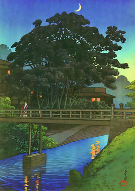 Ukiyo e Takino River