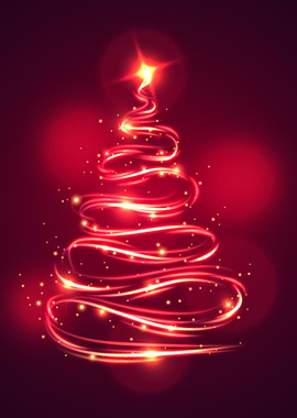 Light Trail Christmas Tree