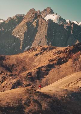 Andean mountain range
