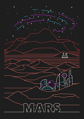 Arcade Mars Space Travel