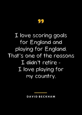David Beckham Quotes