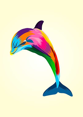 Colorful Dolphin