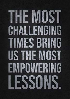 Challenging Times Lessons