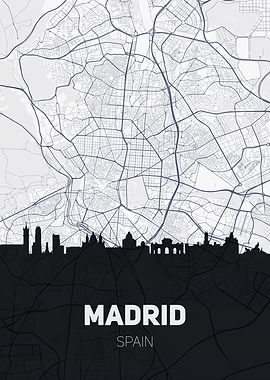 Madrid City Map