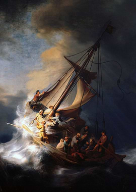 Sea of Galilee storm