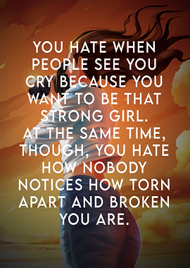 You Hate When People See