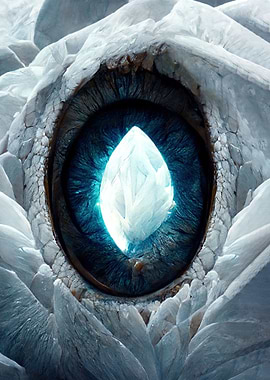 Eye of ice creature