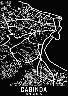 Cabinda Angola City Map